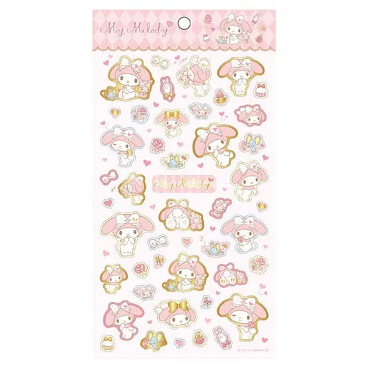 Sanrio Gold Accent Sticker - My Melody