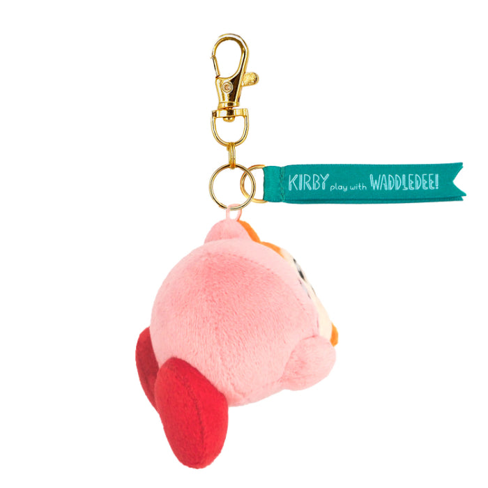 Kirby Plush Mascot Keychain - Kirby : Play with Waddle Dee