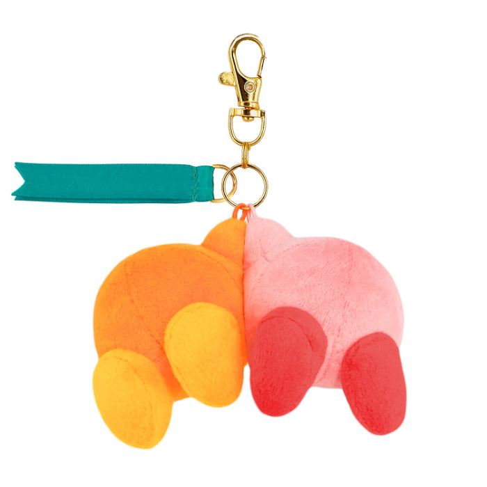 Kirby Plush Mascot Keychain - Kirby : Play with Waddle Dee