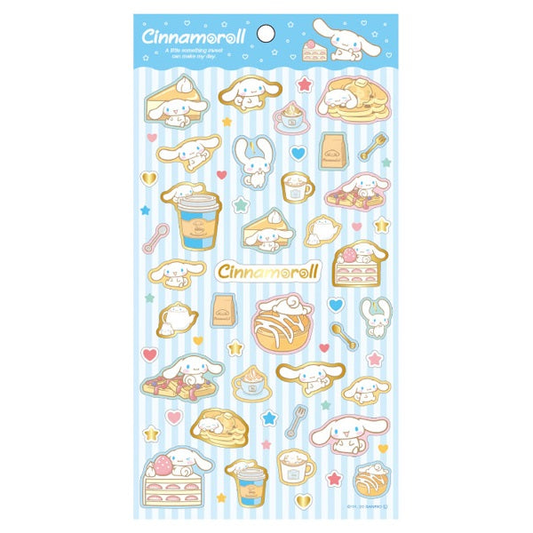 Sanrio Gold Accent Sticker - Cinnamoroll