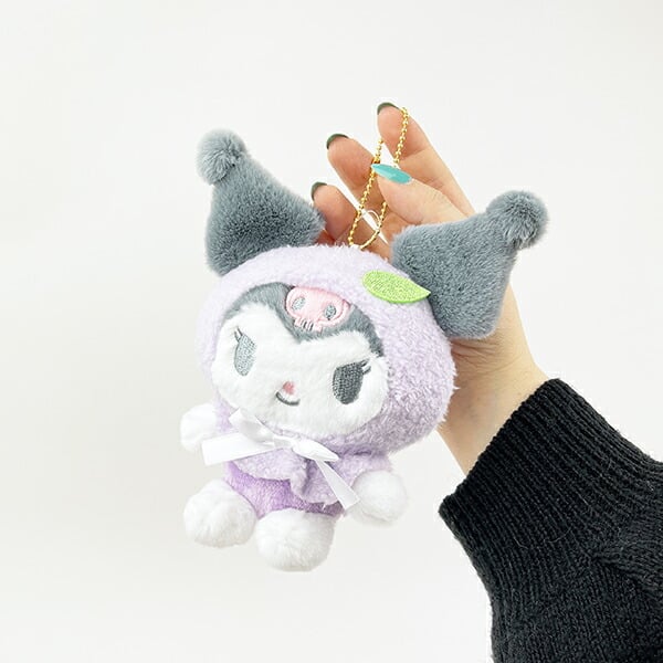 Sanrio Mascot Holder - Kuromi : Pastel Fruit Hat