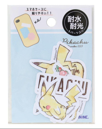 Pokemon Vinyl Sticker Set - Pikachu : A
