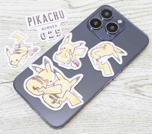 Pokemon Vinyl Sticker Set - Pikachu : A