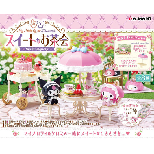 My Melody and Kuromi Sweet Tea Party 8pcs Complete Box