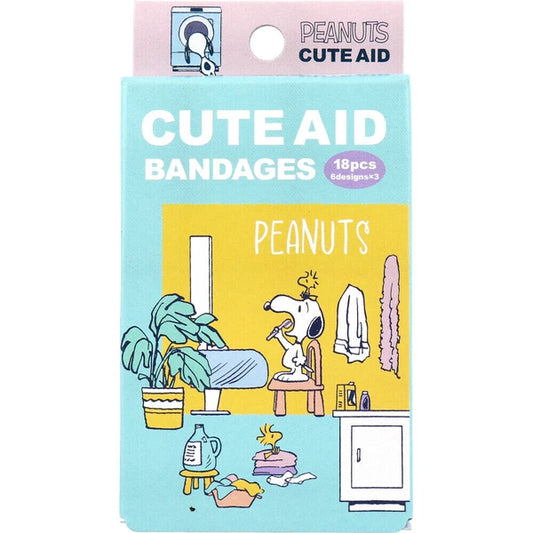 [Made In Japan] Peanuts Boxed Adhesive Bandage - Snoopy : Home