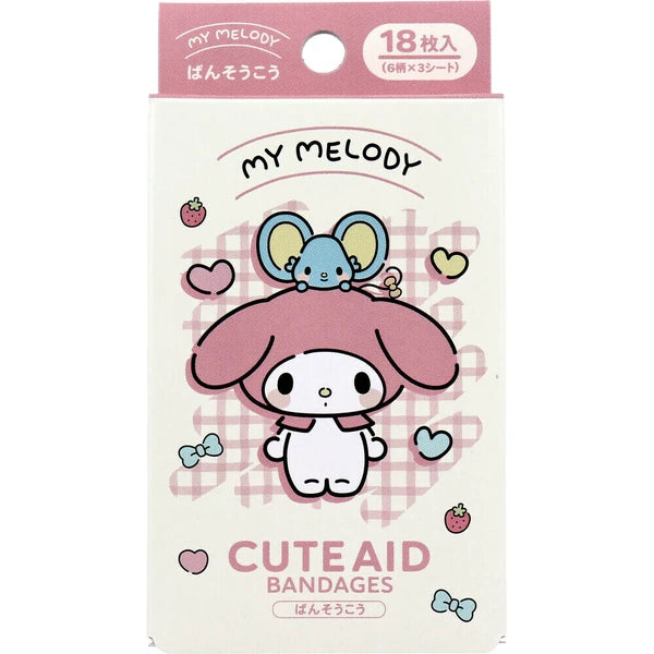 [Made In Japan] My Melody Cute Aid Bandages (18pcs)