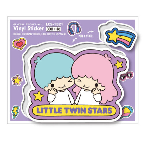 [Made in Japan] Sanrio Vinyl Sticker - Little Twin Stars LCS-1321