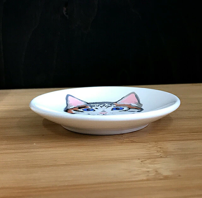 [Made In Japan] MEOW! MEOW! Kitten Small Plates - Japanese Ceramic Bean Dishes