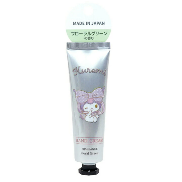 Hand cream tube with cartoon character on a white background