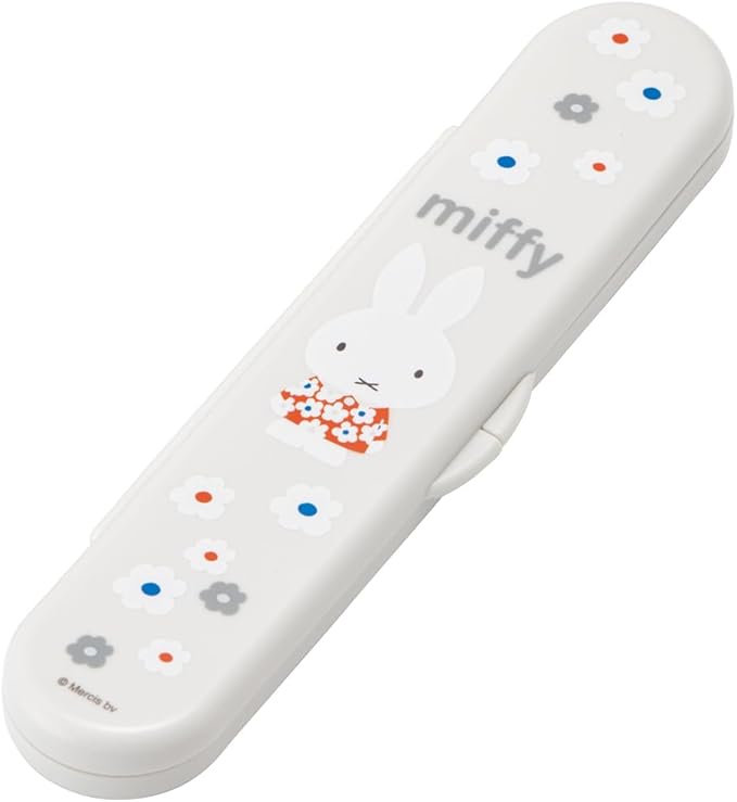 [Made in Japan] CSAB4AG-A Long Spoon with Case, Miffy, Monotone, Spoon