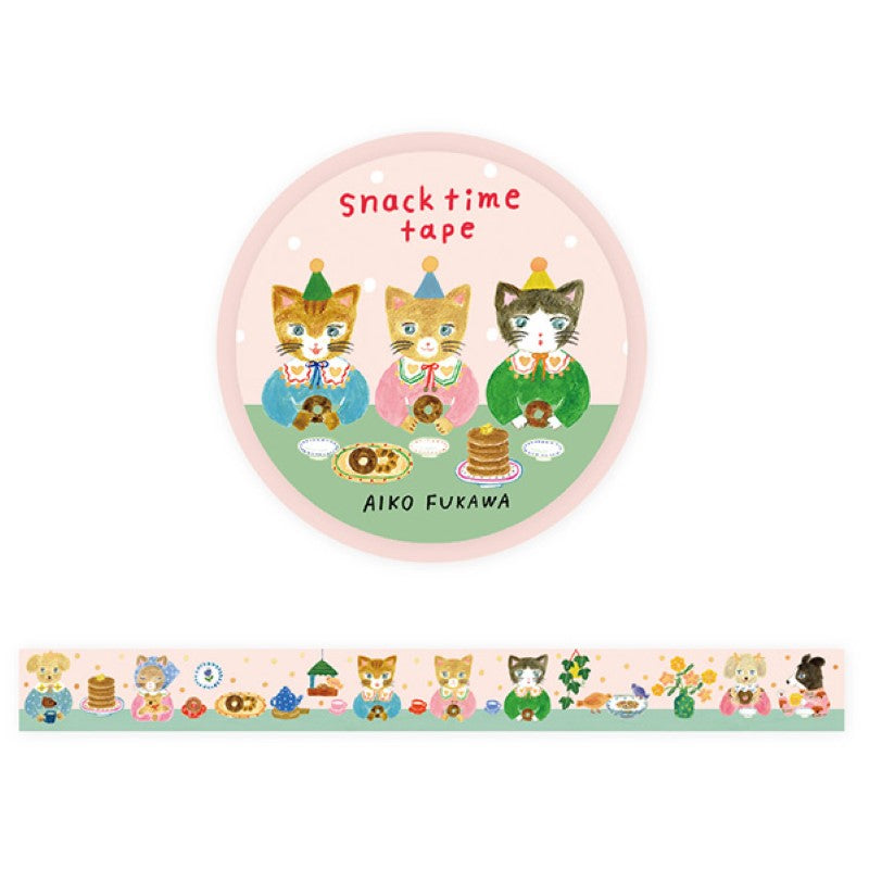 [Made in Japan] Aiko Fukawa foil masking tape snack time tape