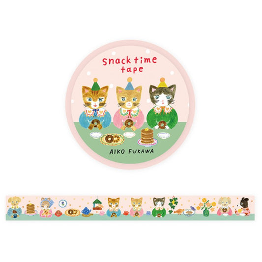 [Made in Japan] Aiko Fukawa foil masking tape snack time tape