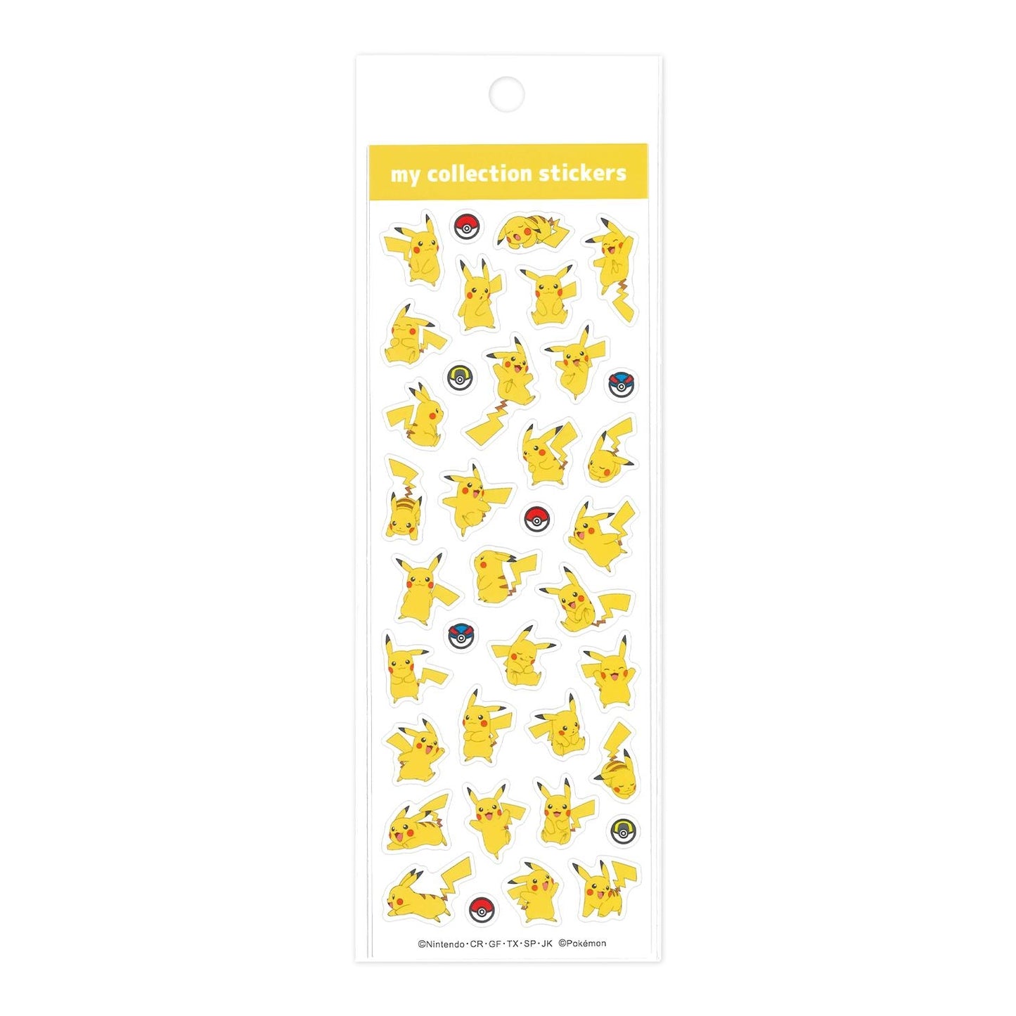 [Made in Japan] My Collection Sticker/Pikachu