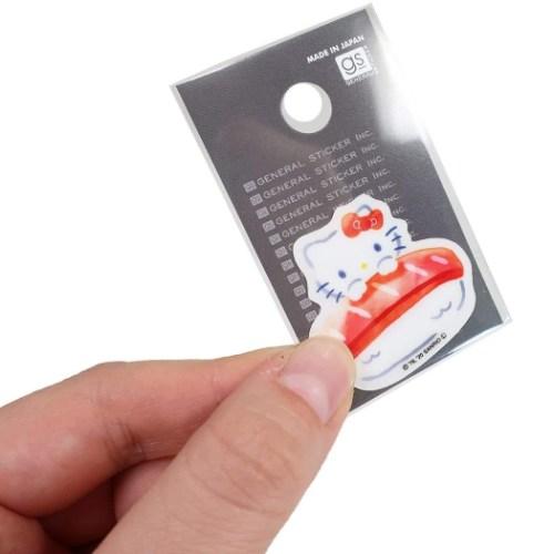 [Made in Japan] Sanrio Vinyl Sticker - Hello Kitty : Sushi Tuna