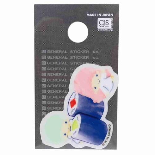 [Made in Japan] Sanrio Vinyl Sticker - Little Twin Stars : Sushi