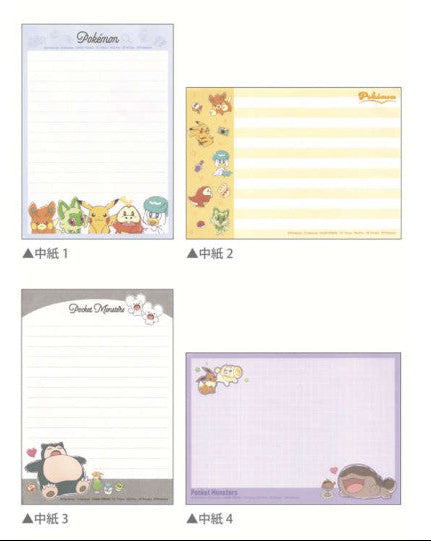 [Made in Japan] Pokemon A6 Notepad - Happy Day