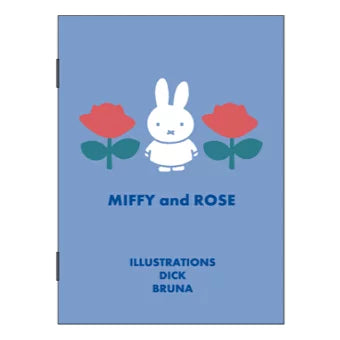 [Made in Japan] Miffy A5 Notebook Rose Blue Miffy 192302 MIFFY and ROSE