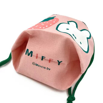 [Made in Japan] Miffy Mini Drawstring Bag 053200 Miffy Dick Bruna Strawberry