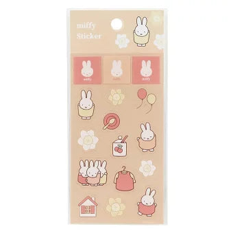 [Made in Japan] Miffy Sticker Yellow 199935 Flower Miffy Dick Bruna