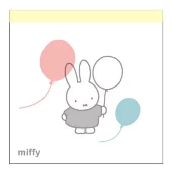 [Made in Japan] Miffy Memo Pad Square Balloon 985446 COLOR & SHAPE Miffy Dick Bruna Balloon