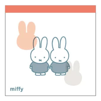 [Made in Japan] Miffy Memo Pad Square Friend 985477 COLOR & SHAPE Miffy Dick Bruna Friend